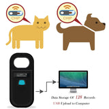 1 x RAW Customer Returns Smoostart Pet Microchip Scan, Animal Chip Reader Chip Reader Dog Chip Scanner Cat ISO11784 85 FDX-B EMID Microchip Reader for Dogs Cats 128 Data Can Be Stored W90A Black  - RRP €36.99