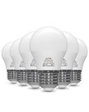 27 x Brand New LUTW E27 LED lamp G45, 5W LED light bulb replaces 40W incandescent lamps, mini globe G45, 450lm bulb, 3000K warm white LED bulb, 220 beam angle energy saving lamp, not dimmable, pack of 6 - RRP €550.8