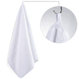 1 x RAW Customer Returns Polyte - Premium microfibre towel - lint-free quick-drying - white - 40 x 76 cm - 4 pieces - RRP €17.99