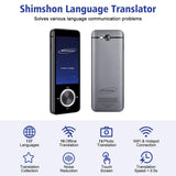 1 x RAW Customer Returns Instant Voice Translator, Portable Simultaneous Translator Updated to 2023, Offline Online Voice Photo Translation, 137 Languages Supported, Translator for Business and Travel - RRP €101.26