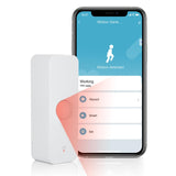 1 x RAW Customer Returns eMylo Wifi motion sensor, Smart motion detector, App notification alarm, Infrared motion sensors, Compatible with Alexa and Google Assistant - RRP €15.73