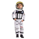 2 x RAW Customer Returns Astronaut Pilot NASA Suit Costume Kit with Helmet Movable Visor for Kids, Boys, Girls, Children Space Role Play Dress up, Classroom, Halloween Party Favors White, Medium  - RRP €92.76