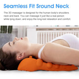 6 x Brand New CLIUNT Relieflylab Trapezius Stretcher,Trapezius Trigger Point Massager,Upper Back Massage Point,Align Neck Pillow,for Neck and Shoulder Relaxation,Orange - RRP €151.2