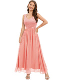 1 x RAW Customer Returns Gardenwed Evening Dresses Elegant for Wedding Ladies Dresses Cocktail Dress Lace Dress Festive Dresses for Women Ball Gown Blush M - RRP €64.99