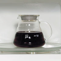 1 x RAW Customer Returns Hario coffee pot, glass, transparent, 02, 600ml - RRP €28.54