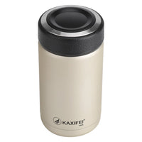 1 x RAW Customer Returns Garosa Stainless Steel Travel Mug Tea Strainer Bottle Stainless Steel Insulated Travel Mug Bottle Flask Coffee Mug Champagne  - RRP €19.87