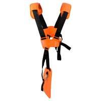 1 x RAW Customer Returns YOUSHARES Shoulder Strap Straps Double Shoulder Strap Grass Trimmer Cutter Lawn Mower Trimmer Shoulder Strap For Stihl FS Brush Cutter Brushcutter Orange  - RRP €13.99