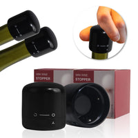 11 x Brand New Pack of 2 Mini Wine Stoppers, Wine Bottle Stopper with Twist Cap, Reusable Vacuum Wine Cork Stopper, Twist Lock Bulk, Reusable Vacuum Wine Cork Sealer, Wine Accessories for Party - RRP €99.66