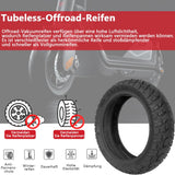 1 x RAW Customer Returns VOLOHAS 9.5 inch off-road tires 9.5 2.50 tubeless tires for NIU KQi3 Pro Max electric scooter accessories front rear wear-resistant vacuum tire non-slip thick tires spare wheels valve 1 piece  - RRP €21.24