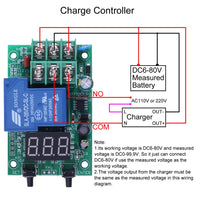 1 x RAW Customer Returns Voltage Monitoring Module, A30-U1 DC 0-99.9V Delay Relay Controller Board for Overvoltage Undervoltage Control Voltage Detection - RRP €20.92