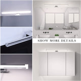 1 x RAW Customer Returns DILUMEN mirror lamp bathroom, super bright mirror light bathroom 10w 1100lm 40cm, elegant bathroom light, mirror cabinet lighting 230v IP44 mirror lamp bathroom, natural white 4000K CRI 90 bathroom mirror light - RRP €27.99