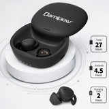 1 x RAW Customer Returns Damipow L29 Sleep Headphones Bluetooth Headphones in Ear with Noise Isolation, Mini Comfortable Wireless Earbuds with Microphone and Volume Control, Earbuds for Side Sleepers - Black 2024  - RRP €49.4