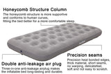 1 x RAW Customer Returns Icelus Twin Camping Air Mattress Single High Air Bed with Air Pump for 1 Person, 191 x 100 x 23 cm Inflatable Mattress Bed, Travel Bed, Sleeping Pad, Leak-proof Mattress, Inflatable Grey  - RRP €30.23