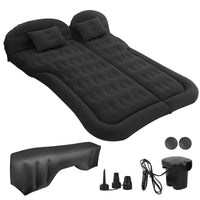 1 x RAW Customer Returns SWAWIS Car Air Mattress Car Mattress SUV Car Bed Mattress Camping Air Mattress Car Mattress Trunk with Pump Thicker Back Seat Air Mattress Cushion for Car Camping, Black - RRP €55.99