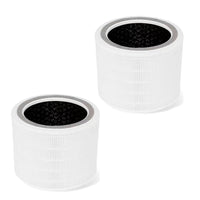 1 x RAW Customer Returns Replacement filter for LEVOIT Core 200 200S Core 200S-RF 3-in-1 HEPA filter compatible with LEVOIT Core 200 200S air purifier -2 pieces, white - RRP €35.28