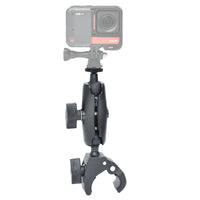 1 x RAW Customer Returns Fotoleey Camera Motorcycle Mount for Insta360 Camera Handlebar Clamp and Stunning Helmet Mount Compatible with Insta360 X4, X3, X2, GO 3, Ace Pro, Ace, GoPro Hero 12, Hero 11, Hero 10 - RRP €37.0