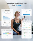 1 x RAW Customer Returns RENPHO personal scales body fat scales, personal scales with app 180 kg 400 lbs, digital Bluetooth body analysis scales for body fat, BMI, muscle mass, protein, BMR, black - RRP €29.99