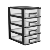 1 x RAW Customer Returns CLISPEED Four-layer Desk Organizer Storage Cabinet Plastic Drawer Cabinet Multifunctional Storage Rack Storage Container Furniture for Office Bedroom Bathroom - RRP €29.99