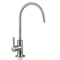 1 x RAW Customer Returns iSpring GA1-BN Reverse Osmosis Faucet, Heavy Duty Lead-Free, Air Gap-Free, for RO Drinking Water Filter Systems Brushed Nickel  - RRP €36.29