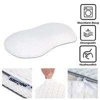 1 x RAW Customer Returns SIKAINI Memory Foam Pillow Height Adjustable Pillow Orthopedic Neck Pillow Soft Sleeping Pillow - RRP €20.06