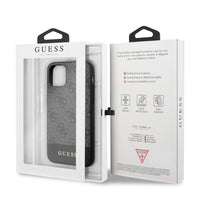 1 x RAW Customer Returns Guess Glitter 4G Stripe Collection case for iPhone 11 Pro Max, gray - RRP €28.24