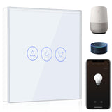 1 x RAW Customer Returns BSEED Smart Dimmer Light Switch 1 Gang 1 Way Wifi Smart Led Dimmer Light Switch works with Amazon Alexa,Touch Light Switch Glass Touchscreen Switch White Requires Neutral Wire  - RRP €19.75