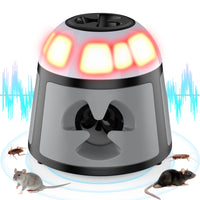 1 x RAW Customer Returns Mouse repellent ultrasonic mouse repeller 360 mouse repeller frequency adjustable mouse repellent plug-in pest repellent rat repellent indoor rat repellent with LED strobe light rodent control - RRP €38.99