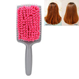 1 x RAW Customer Returns Cocoarm Hairbrush Quick-Drying Hairbrush Comb Anti-Static Water Absorption Hair Care Brush Microfiber Bristles Scalp Massage Brush Pink  - RRP €12.29