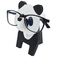 1 x RAW Customer Returns VIPbuy Panda Shaped Wooden Glasses Holder, 3D Wooden Puzzle Glasses Stand Pets Glasses Holder Sunglasses Stand Home Office Desk Decor - RRP €15.16