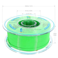 1 x RAW Customer Returns YOUSU Tangle Free PVB Filament 1.75mm for 3D Printer 3D Pen,Print Like PLA Filament 1.75, Easy to Smooth with IPA Alcohol,Glossy Finish,Green 1kg 2.2lbs  - RRP €27.99