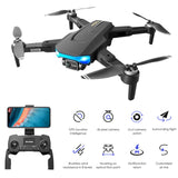 1 x RAW Customer Returns Goolsky Drone with Camera 6K LS-38 GPS 5G Wifi EIS Brushless Motor Anti-Shake Gimbal Video Aerial FPV Quadcopter Smart Follow Mode Gifts for Kids Adults Backpack Package 2 Battery - RRP €125.99