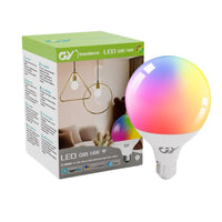 1 x RAW Customer Returns GY Alexa Light Bulb Smart Lamp E27 G95 14W 1400lm, Alexa Accessories WLAN Light Bulb Compatible with Google Home 2.4 GHz, RGB Dimmable Warm White-Cold White and Multi-Color Bulb, 1 Piece - RRP €17.99