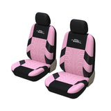 1 x RAW Customer Returns AUTOYOUTH Car Seat Covers for Front Seats Universal Fit Complete Set Car Seat Protector Tire Rails Car Seat Accessories, Pink - RRP €33.99