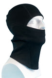 1 x RAW Customer Returns Merino Wool Balaclava Thermal Face Mask - 100 Merino with 230gsm base layer. Warm, breathable and wind-resistant. Finely knitted balaclava suitable for winter and summer. Black  - RRP €28.19