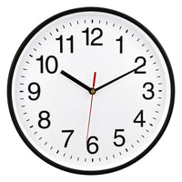 1 x RAW Customer Returns Plumeet 30cm Silent Wall Quartz Clock, Decorative for Home Kitchen Office School, Easy to Read and Battery Operated White  - RRP €21.44