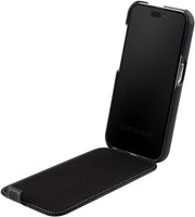 1 x RAW Customer Returns STILGUT UltraSlim compatible with iPhone 15 Plus case - case compatible with MagSafe made of leather, folding case, cell phone case, leather case - black - RRP €40.3