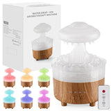 1 x RAW Customer Returns Cloud Humidifier, Mushroom Essential Oil Diffuser with 7 Colors Lights, Nano Mist, Can Be Used as a Night Light, Diffuser Rain Clouds Raindrops Humidifier for Bedroom, Children s Room White  - RRP €40.33