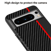 6 x Brand New Tieeyivv Protective Case for Google Pixel 8 Pro Case Anti-Fingerprint Military Shockproof Protection Hard PC Case for Pixel 8 Pro Slim Case Black Red  - RRP €59.94