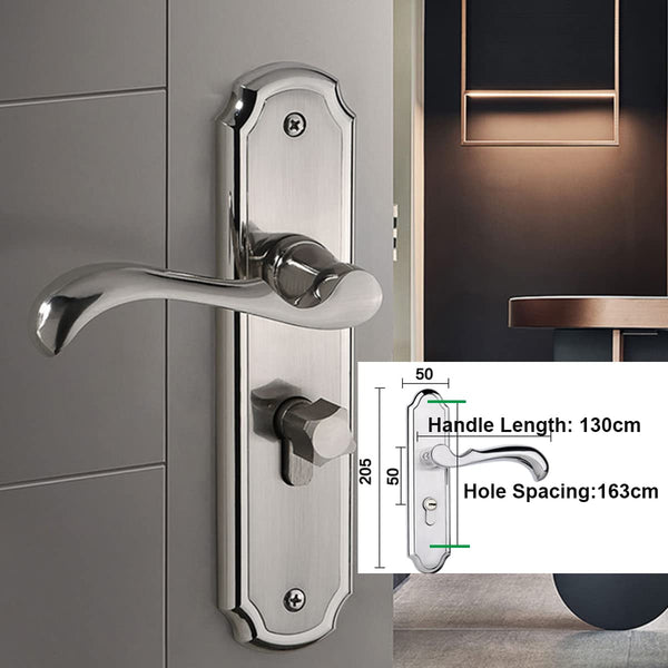 Door Handle Lock Zinc Alloy Lever Lock, Modern Door Handle Set