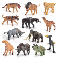 1 x Brand New RANJIMA forest animal figures, 12 pieces safari animal toy figures, mini figures forest animal figures miniature, safari decoration for children, toys from 3 4 5 6 7 8 year old boy for Christmas, forest cake topper - RRP €23.18