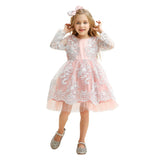 1 x RAW Customer Returns TTYAOVO Baby Girl Flower Lace Princess Tutu Dress Size 80 6-12 Months 790 Pink-c - RRP €28.99