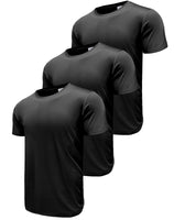 1 x RAW Customer Returns Men s 3-Pack Sports T-Shirts Functional Shirt Running Shirt Short Sleeve T-Shirts UPF 50 Quick-drying Breathable Sports Shirt Men s Sports Shirt Men s Short Sleeve Training Shirt Black-3P17-XL - RRP €31.25