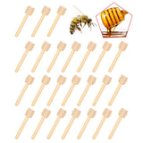 1 x RAW Customer Returns WingFly Pack of 100 honey sticks, honey comb, mini honey jam dipper sticks, mini stirrer stick, 8 cm honey lifter, honey spiral for honey jars, honey party - RRP €23.3