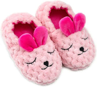 8 x Brand New Aggroot Plush Slippers for Girls Boys Slippers Winter Cotton Slippers Toddler Warm Soft Comfortable Slippers Fluffy Non-Slip Slippers, Pink, 28 30 EU CN11 12 - RRP €158.56