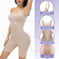 1 x RAW Customer Returns CUKIN Shapewear Bodysuit Body Shaping Tummy Control Corset Strong Shaping Fajas Body Shapewears Control Belly Seamless Waist Trainers Slimming for Women - RRP €25.99