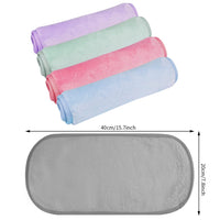 34 x Brand New Pack of 5 microfiber makeup removal cloths, washable, 40 x 20 cm, reusable face cleaning cloth for washing the face, makeup remover - RRP €299.54