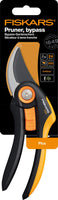 3 x RAW Customer Returns Fiskars Bypass Secateurs, Plus, P521, for fresh branches and twigs, non-stick coating, stainless steel blades, length 20.1 cm, black orange, 1057167 - RRP €53.58