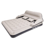 1 x RAW Customer Returns RAPTAVIS Queen Size Air Mattress Inflatable Bed, Inflatable Bed With Pillow and Backrest - RRP €84.64