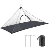 28 x Brand New Mosquito net tent with zipper, mosquito net outdoor 220 x 120 x 100 cm, ultralight mosquito net travel with carrying bag, insect protection tent for hiking, camping, fishing, black - RRP €471.52