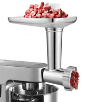 1 x RAW Customer Returns Gdrtwwh meat grinder attachment suitable for Kenwood Chef KVC, KVL, KCC and kMix food processors KMX , with 2 sausage filling tubes and 4 grinding plates - RRP €50.41